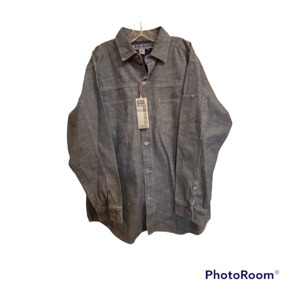 GSL Blue Denim Shirt Size XL